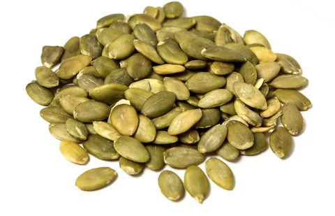 Hulled green pumpkin seeds